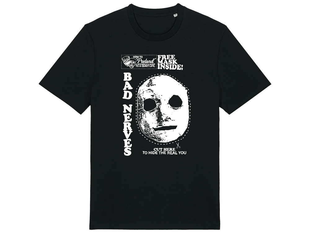 'Free Mask Inside' T-Shirt Black