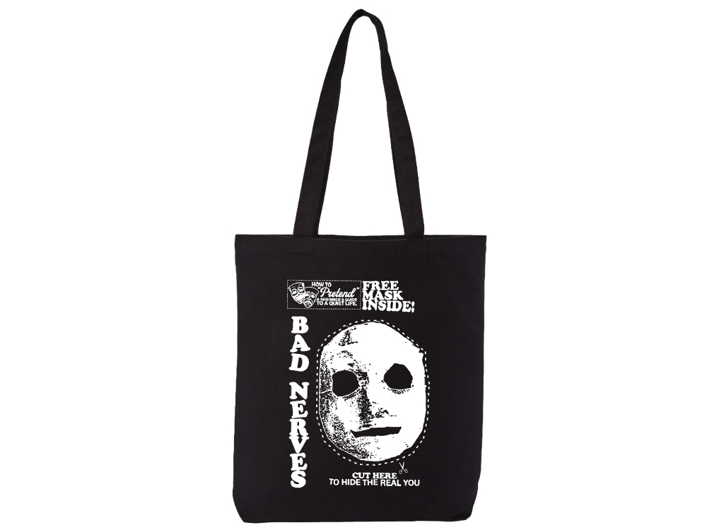 Tote Bag 'Free Mask Inside' Black